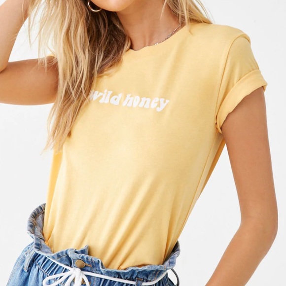 Forever 21 Tops - forever 21 wild honey tee